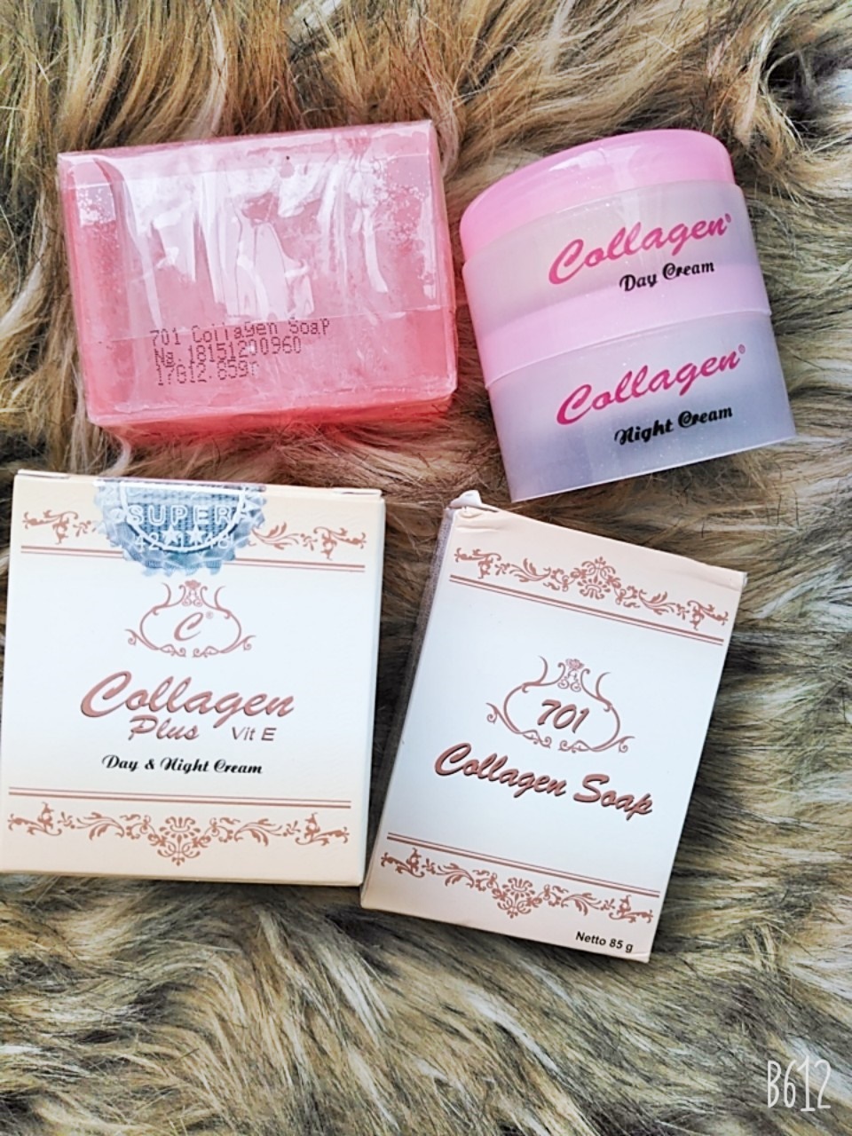 [HCM]Combo Xà phòng rửa mặt - Kem ngày và đêm Collagen Plus Vit E 701 - PN