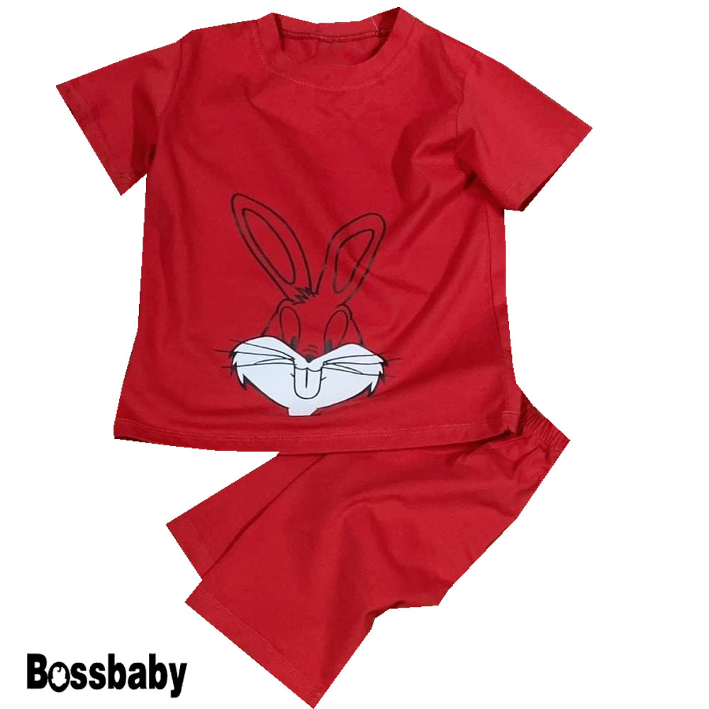 [HCM]Bộ bộ hình thỏ ngọc ngắn taybộ bé gái hinh thỏ ngọc cho be từ 6kg-29kg.BDBG27.