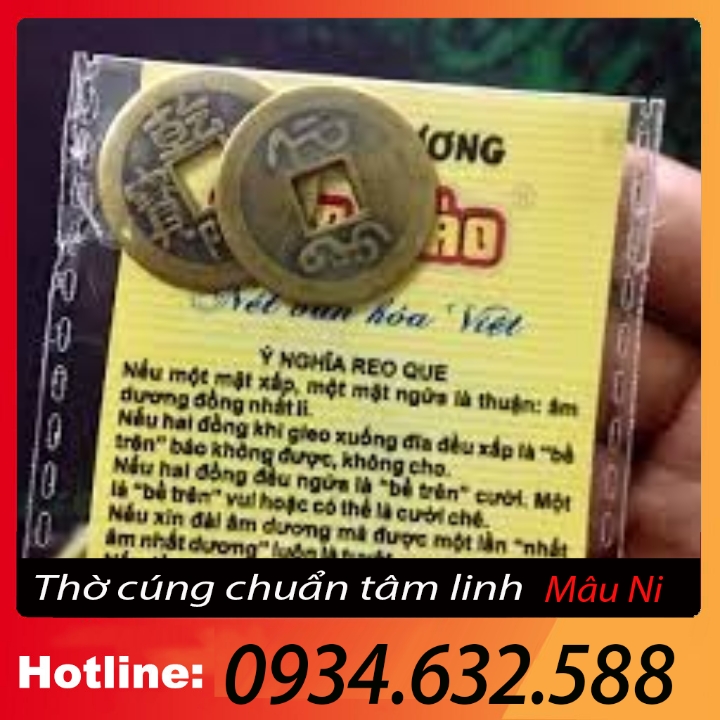 Xu xin đài âm dương 1 cặp 2 đồng, cách xin đài âm dương