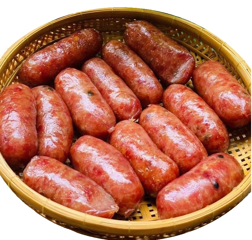 1 Kg Lạp Xưởng Loại Tròn Nhiều Thịt- Vựa Khô Nam Thiên