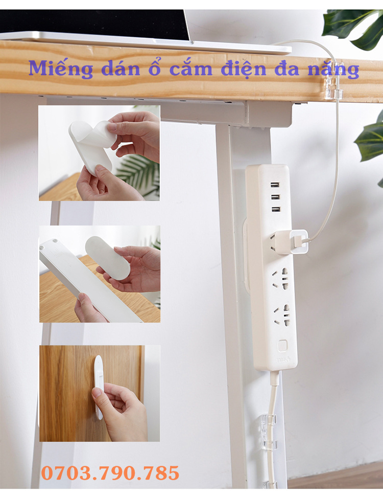 Bộ Miếng Dán Ổ Cắm Điện Đa Năng