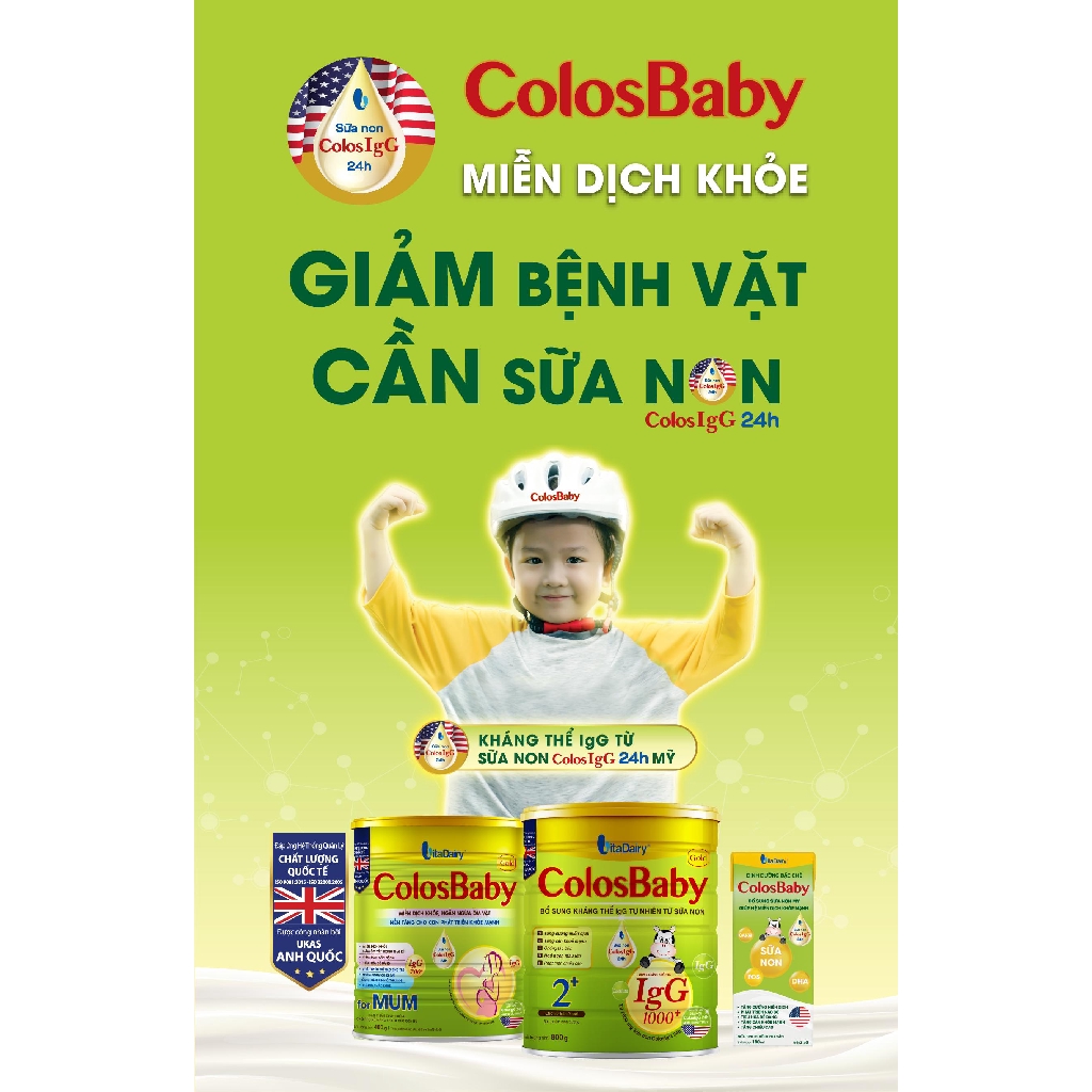 Sữa Colosbaby Gold 1000Igg 1+ 800G (Chính Hãng Vitadairy, Date Mới)