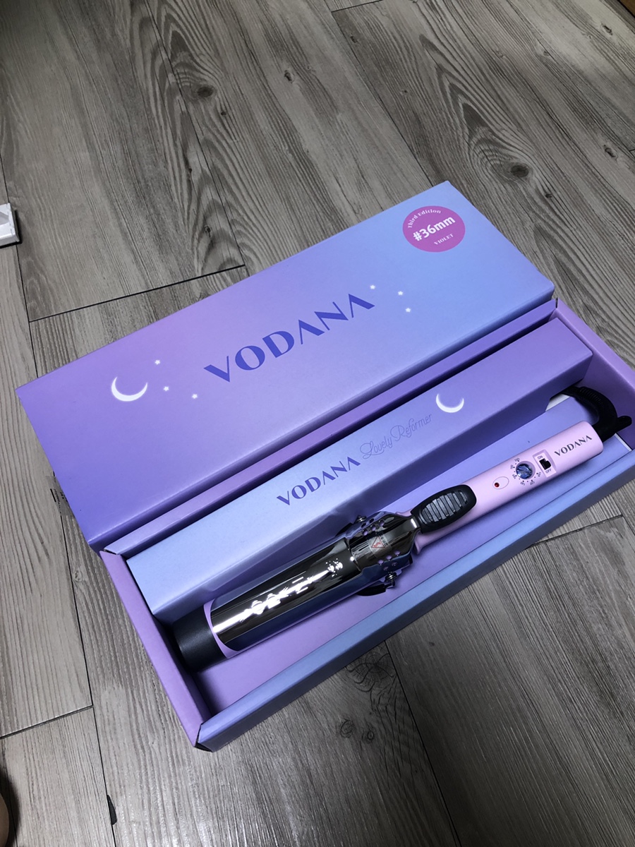 Máy uốn tóc 32mm 36mm 40mm VODANA Hàn Quốc Violet {có sẵn}