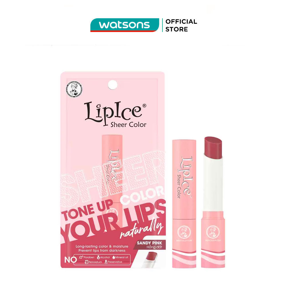 Son Dưỡng Có Màu Lipice Sheer Color 2.4g .#Brick Red
