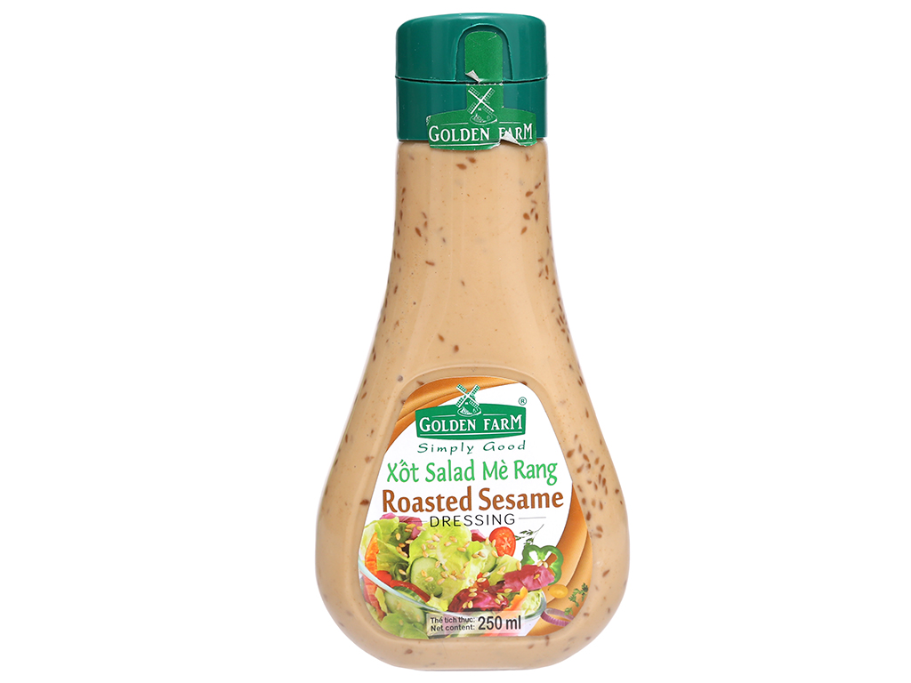Xốt salad mè rang Golden Farm 250ml