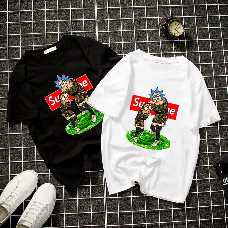 Áo thun Hàn Quốc unisex in super cá tính vải dày mịn DEAL1021