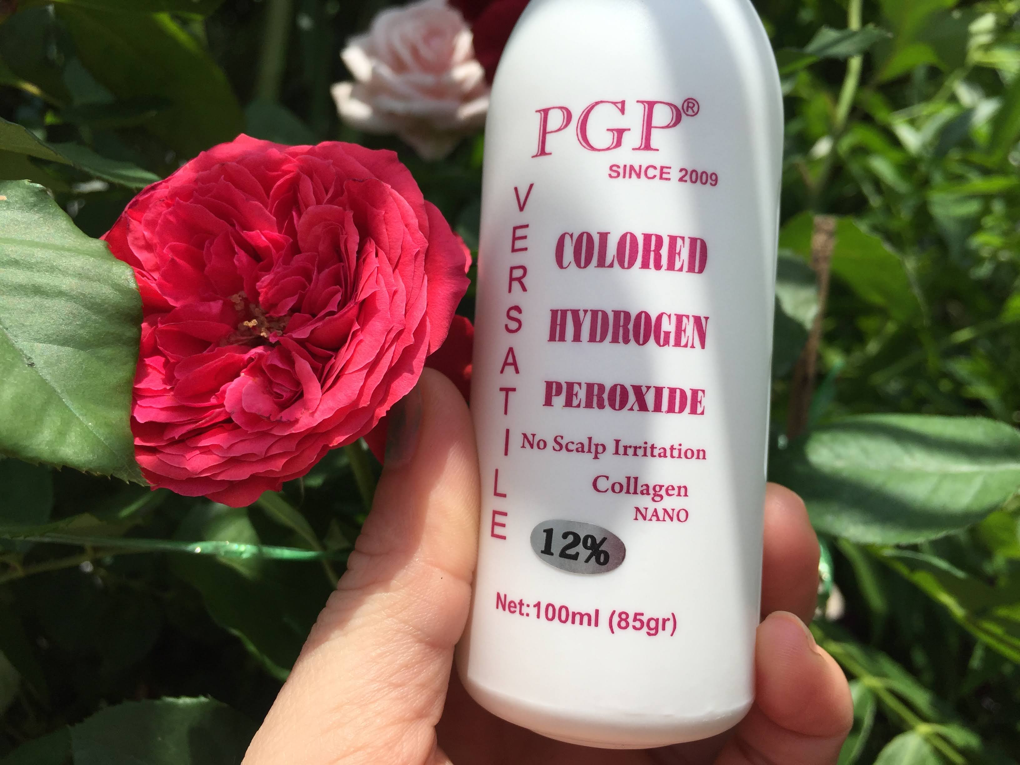 1 chai dung dịch Oxy trợ nhuộm tóc PGP 12% 100 ml