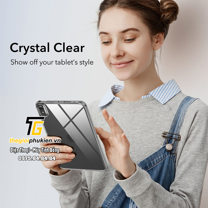 Ốp lưng iPad Mini 6 2021 silicon dẻo trong