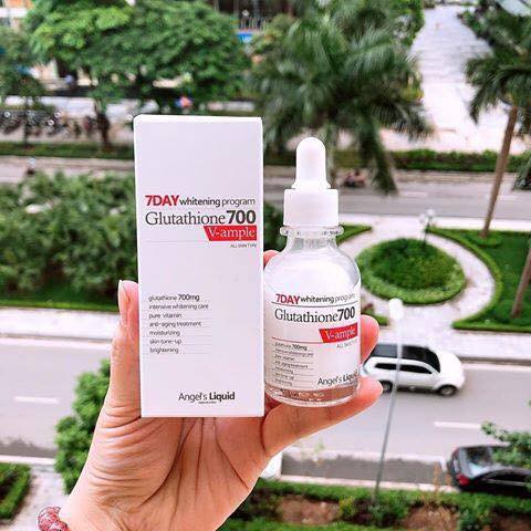 Huyết Thanh Trắng Da 7Day Whitening Program Glutathione 700 V-Ample ( Full - Chiết )