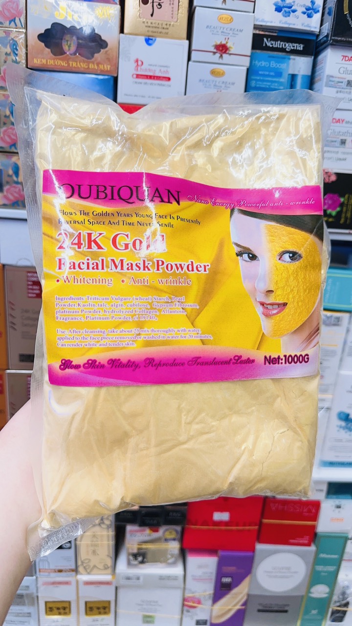 Bột mặt nạ vàng 24k Collagen 1Kg