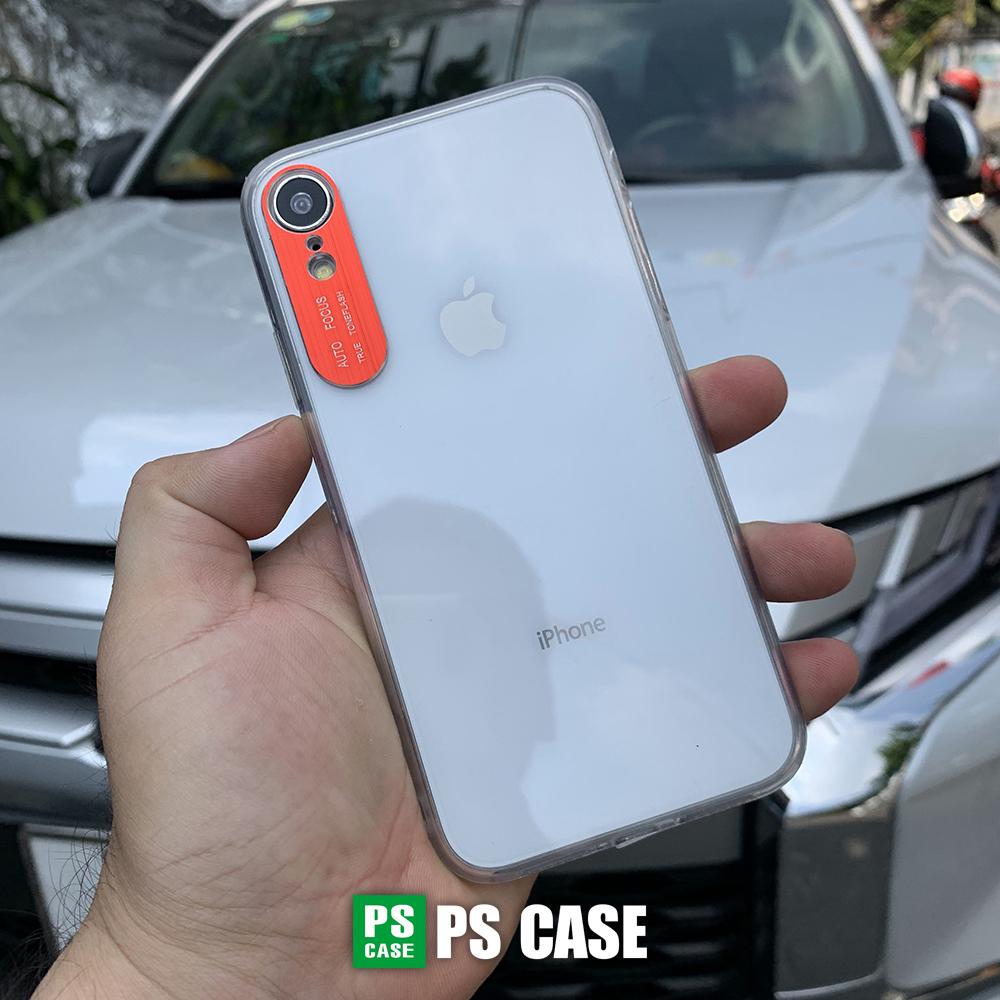 Ốp lưng bảo vệ camera dành cho iPhone XR - màu đỏ - PS Case Phân Phối