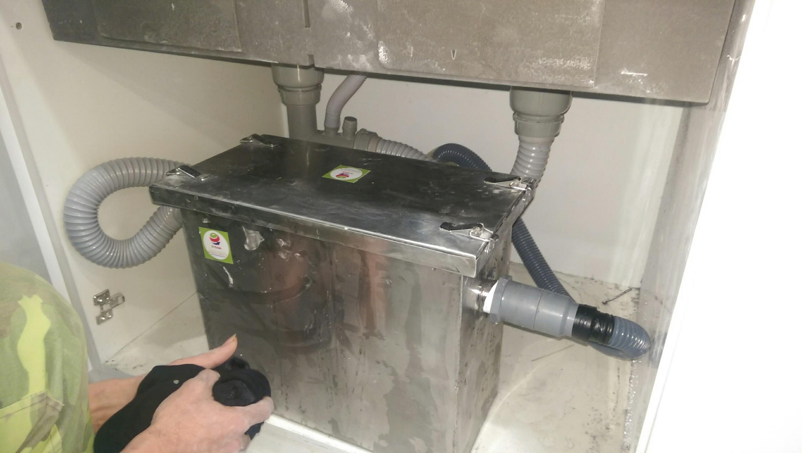 Bể tách mỡ mini inox 304