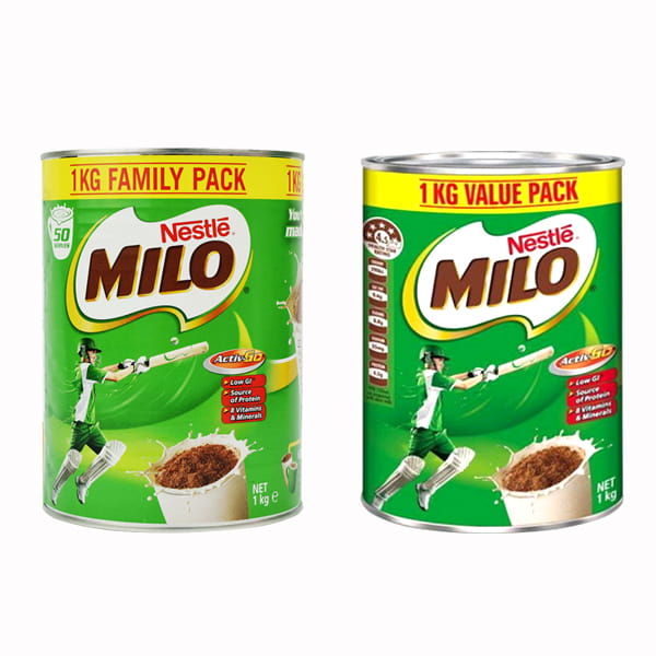 Bột Milo Nestle Úc Lon Thiếc 1Kg