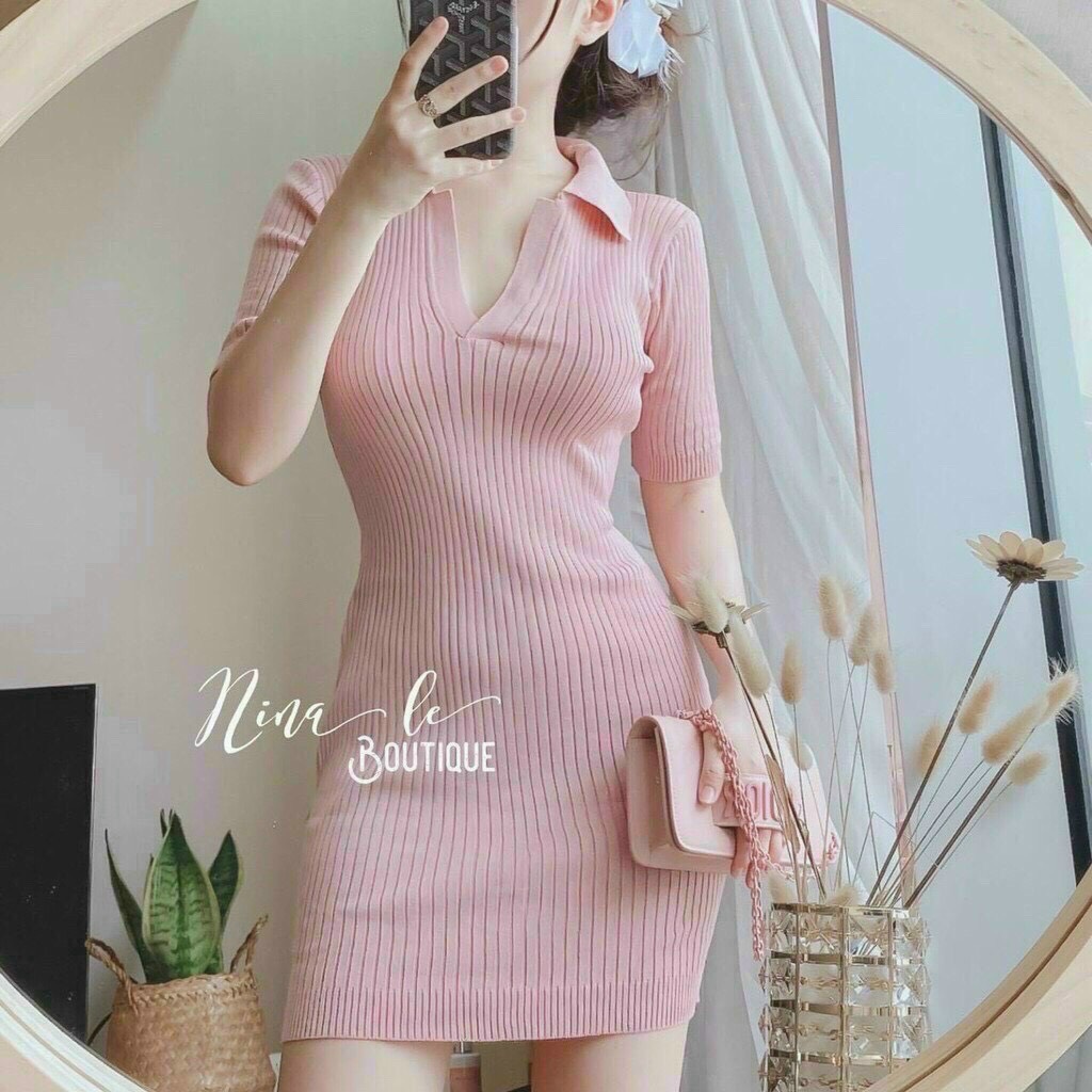 Váy đầm nữ BODY cổ sơ mi quá đẹp lun