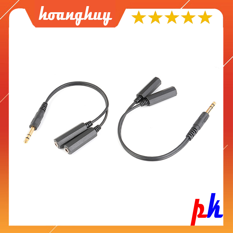 Jack chia 6.5 ra 2 cổng 6.5