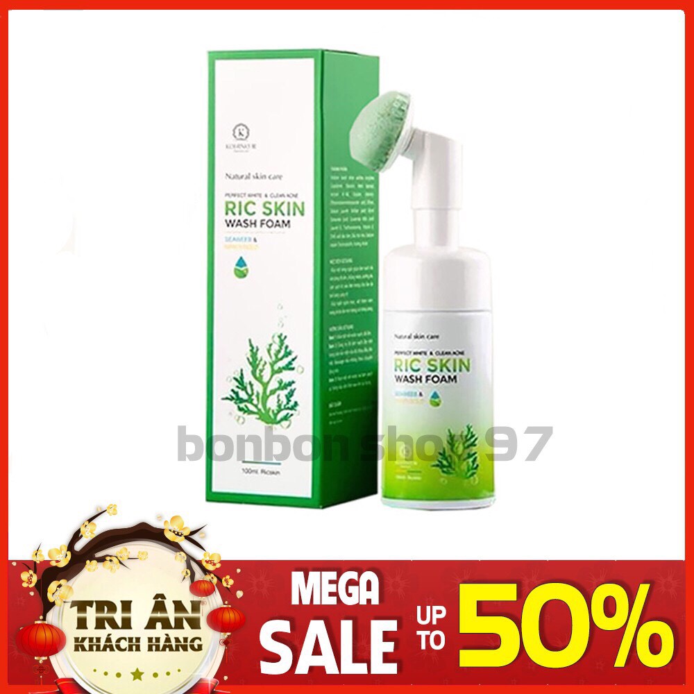 Sữa Rửa Mặt Ric Skin Tảo Biển