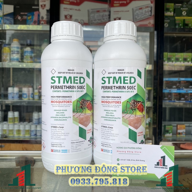 Thuốc diệt muỗi STMED PERMETHRIN 50EC - 1 LÍT