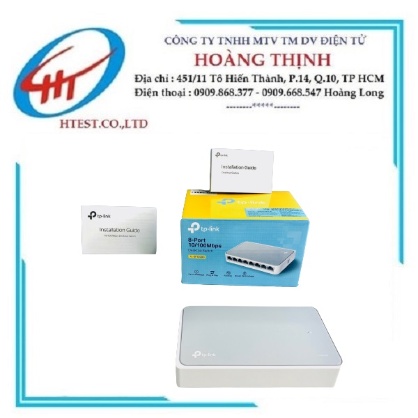 Switch chia mạng tp-link. 8 port + 2 uplink 10/100mbps - switch 8 port tpl - sp000941