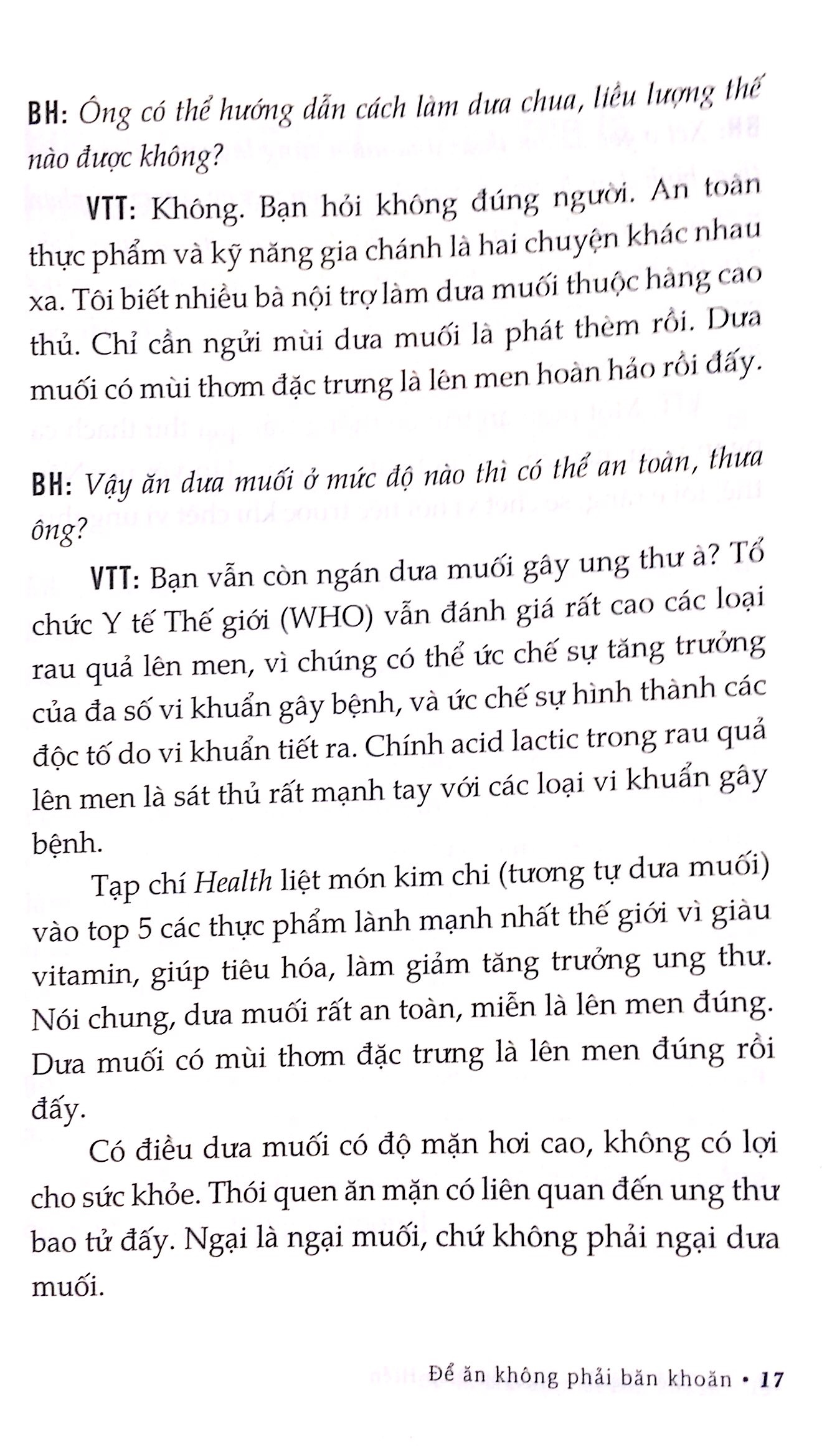 Fahasa - Để Ăn Không Phải Băn Khoăn