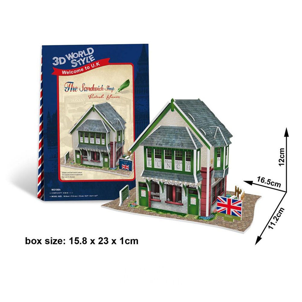 Mô hình giấy 3D CubicFun - UK Style