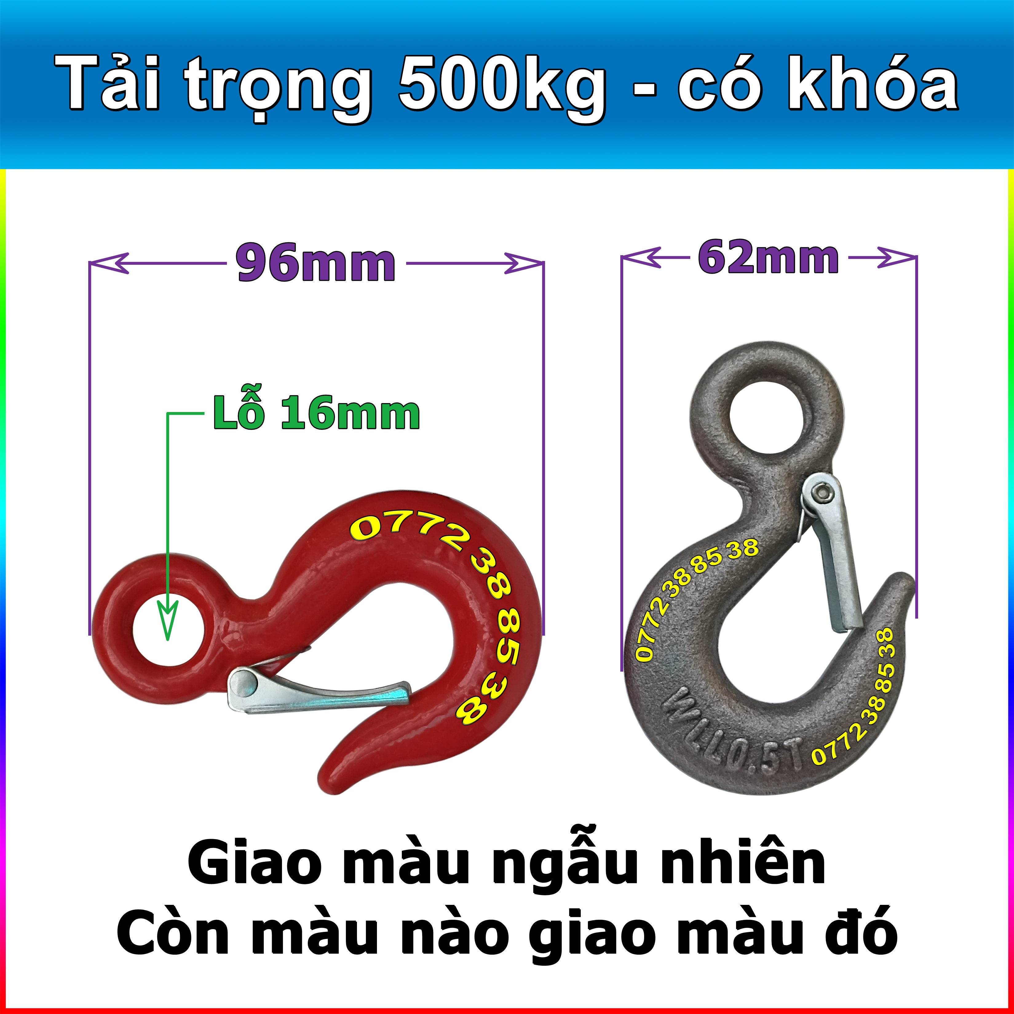 Móc cẩu - móc cẩu cáp
