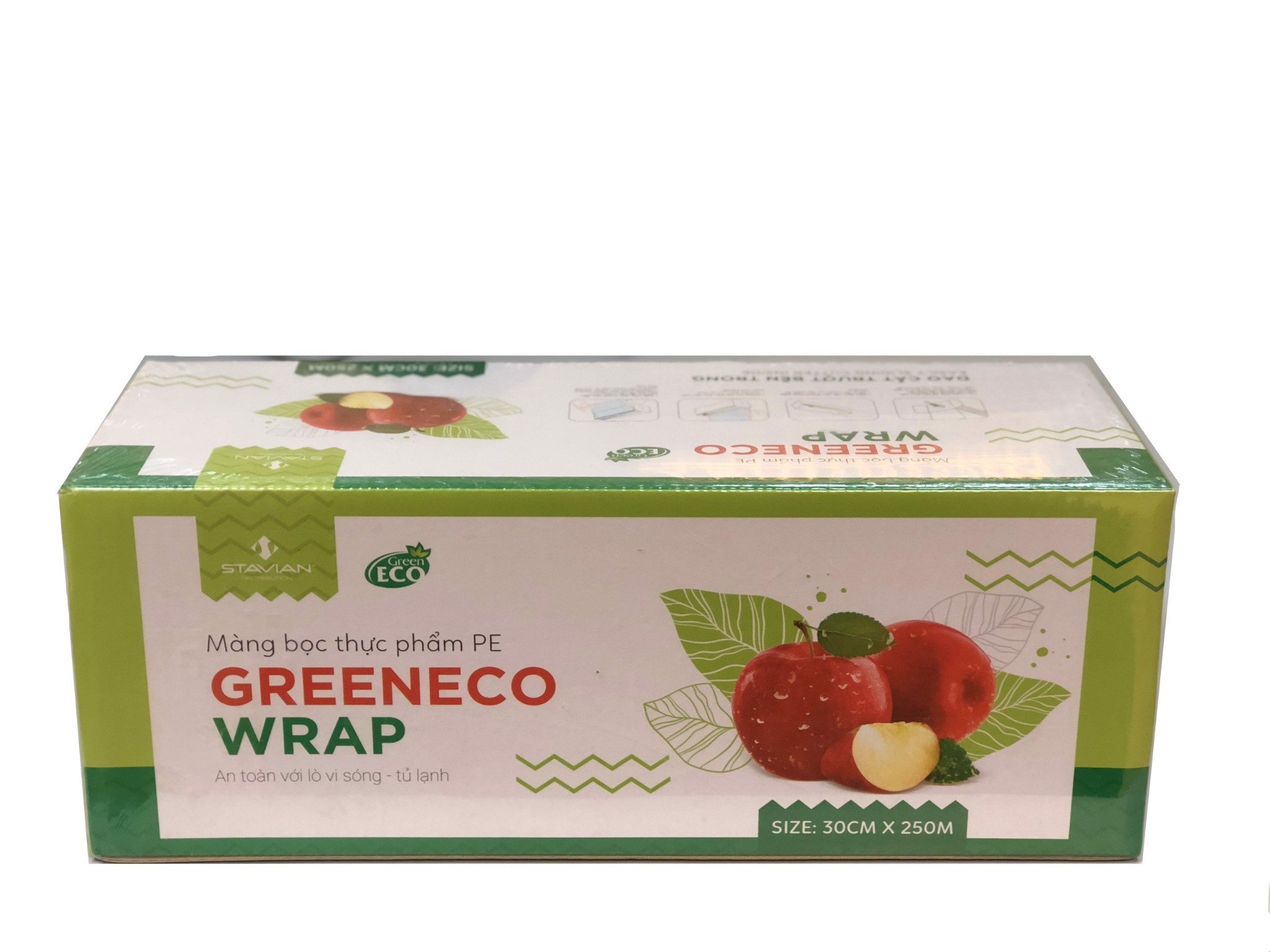 Giảm sốc màng bọc thực phẩm EcoGreen Wrap 30cm x 60m