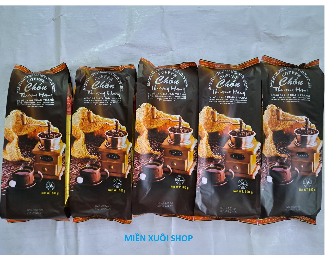 01 kg (500g x 2 gói) cà phê xay sẵn chồn thượng hạng