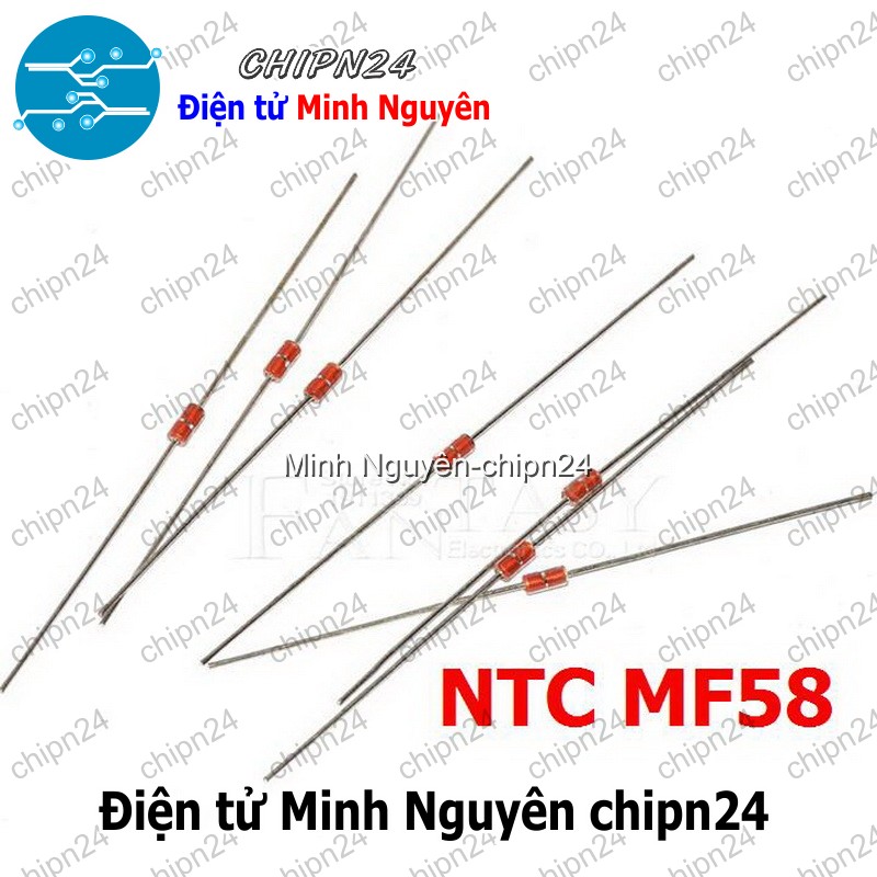 [5 con] (K502) Điện Trở Nhiệt NTC MF58 10K 5% DO-41 - HH003993