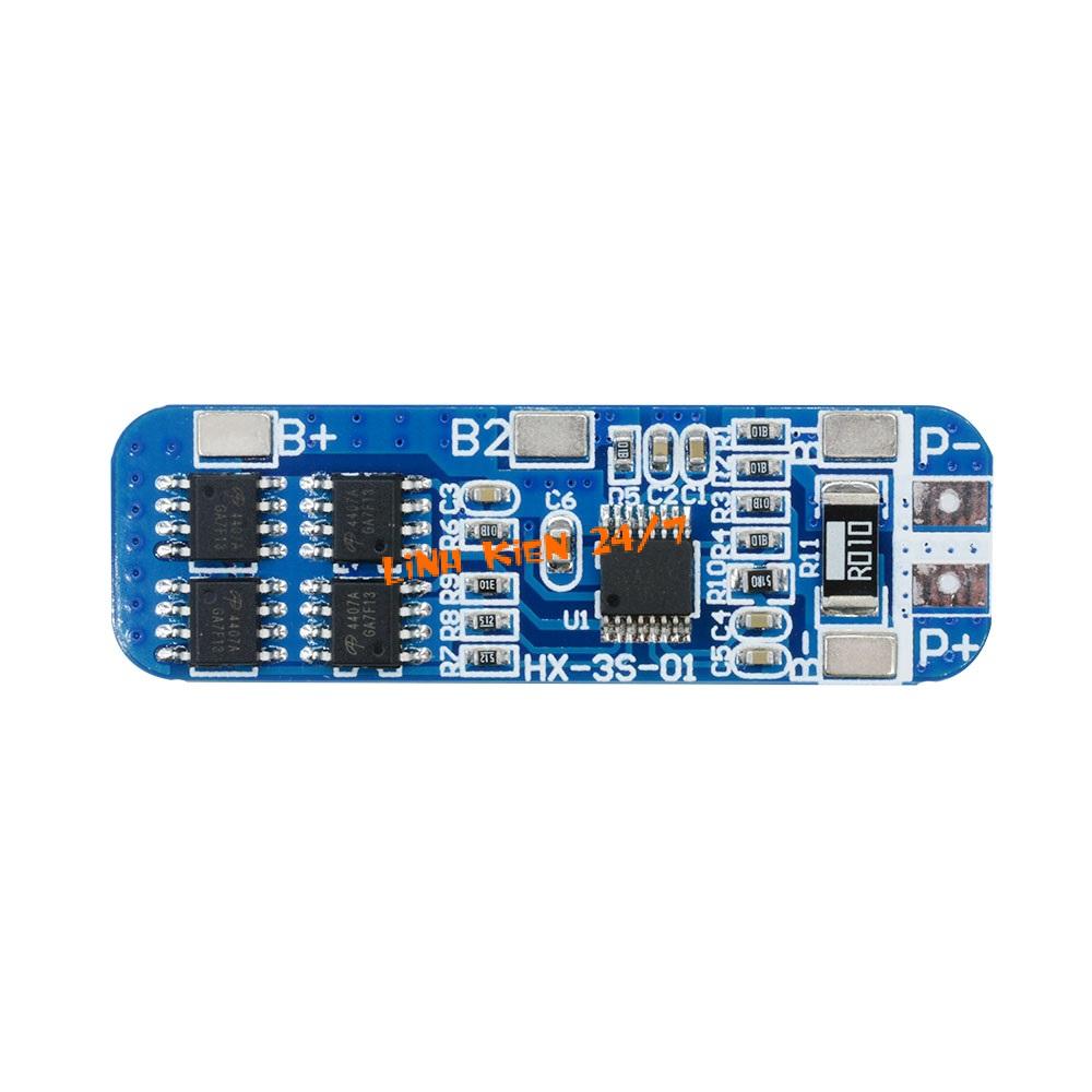 Mạch Sạc Và Bảo Vệ Pin 3S 12V - 10A