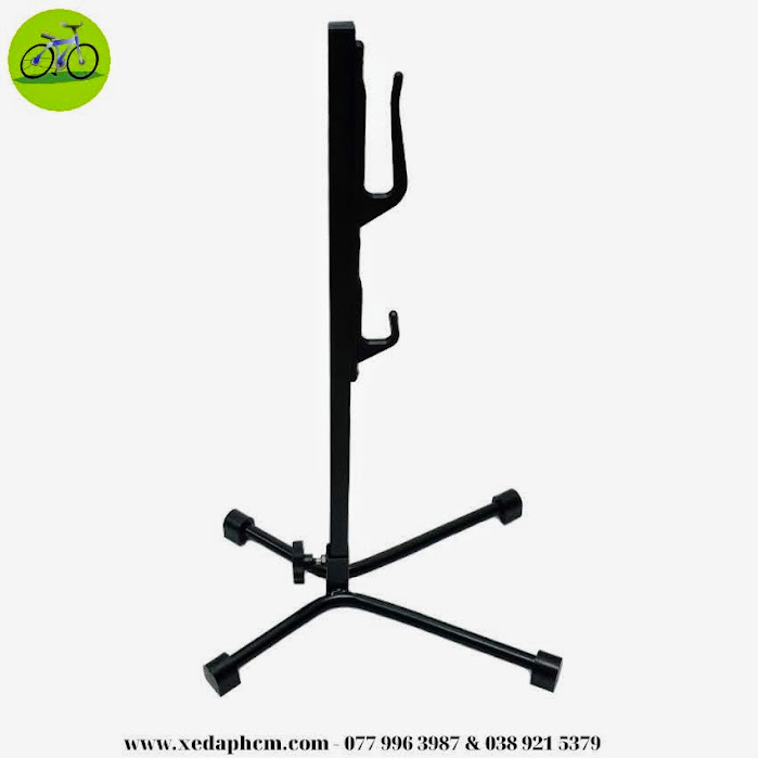 Chân chống đỡ xe đạp móc 1 bên bát liền thanh vuông