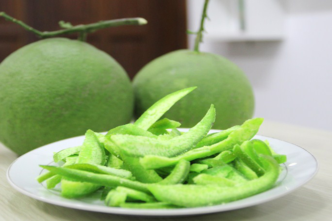 500g Mứt vỏ bưởi xanh