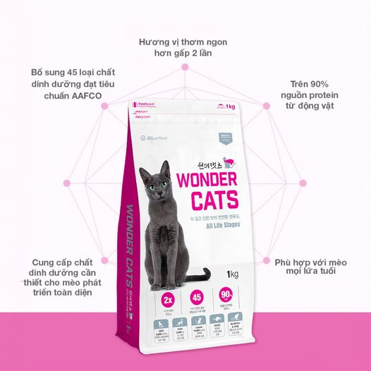 Wonder Cats - Dry Grain Food for Cats of All Ages