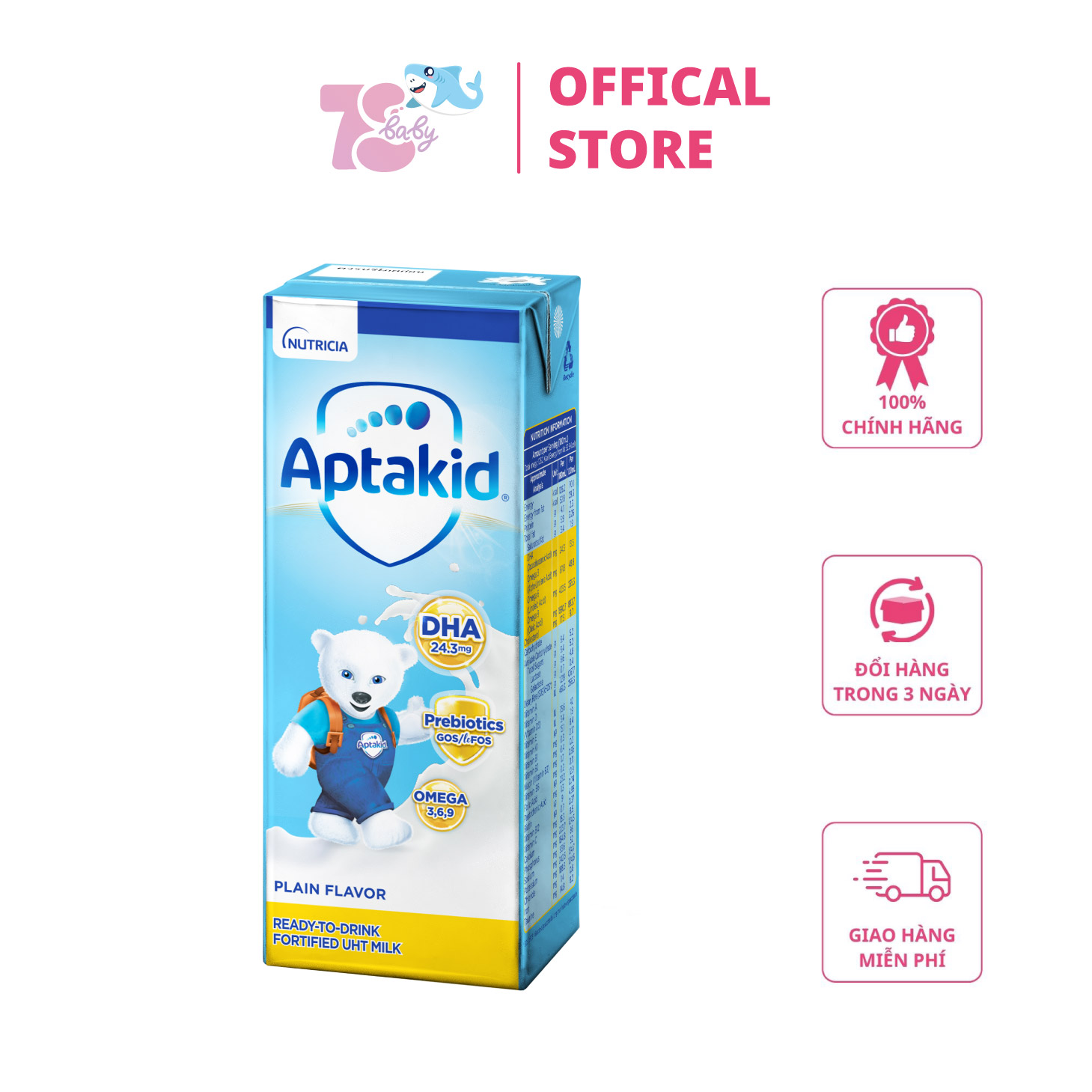 Sữa công thức pha sẵn aptakid 180ml công thức đột phá mới từ nutricia