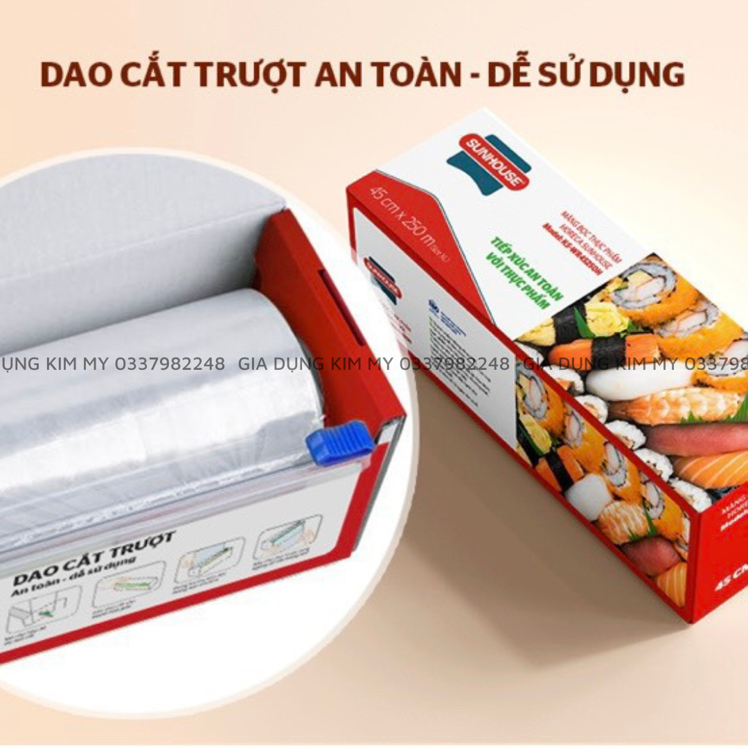 Màng bọc thực phẩm gia đình SUNHOUSE KS-WR30100F