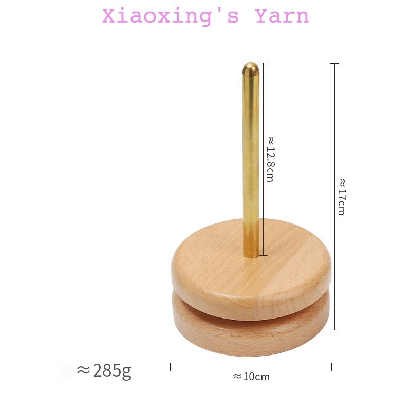 Đế xoay len sợi, trục xoay len bằng gỗ chống rối không gây tiếng ồn đan móc len | Xiaoxing's Yarn