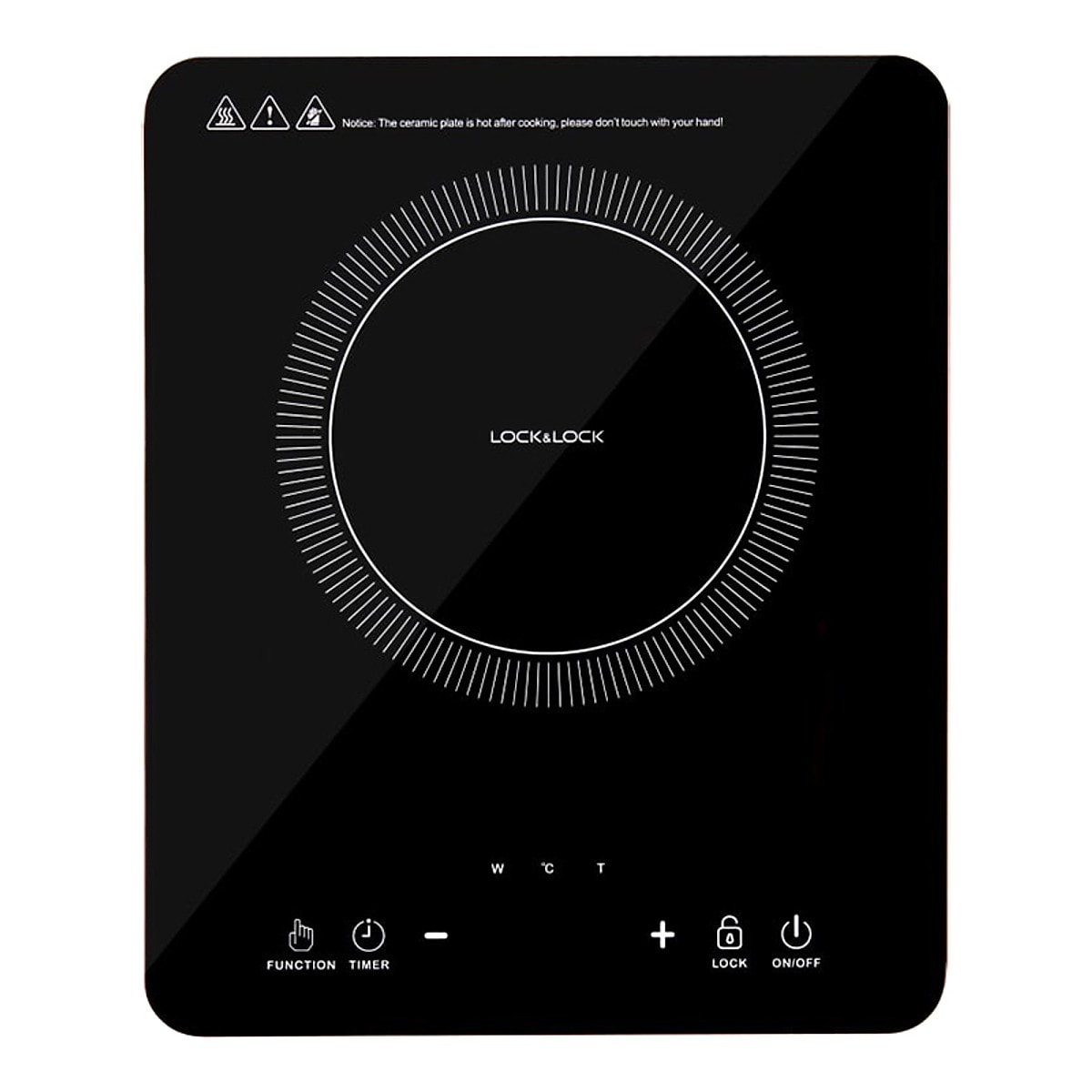 Bếp Từ 2000W Lock&Lock Super Slim EJI135-SS KM Samsung chính hãng