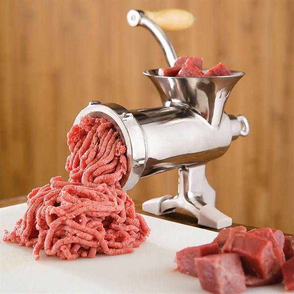 Máy xay thịt bằng tay đế kẹp bàn siêu chắc - dụng cụ xay thực phẩm tại nhà bằng nhôm tiện lợi - máy xay nhuyễn thịt heo-bò-tôm-cua-cá