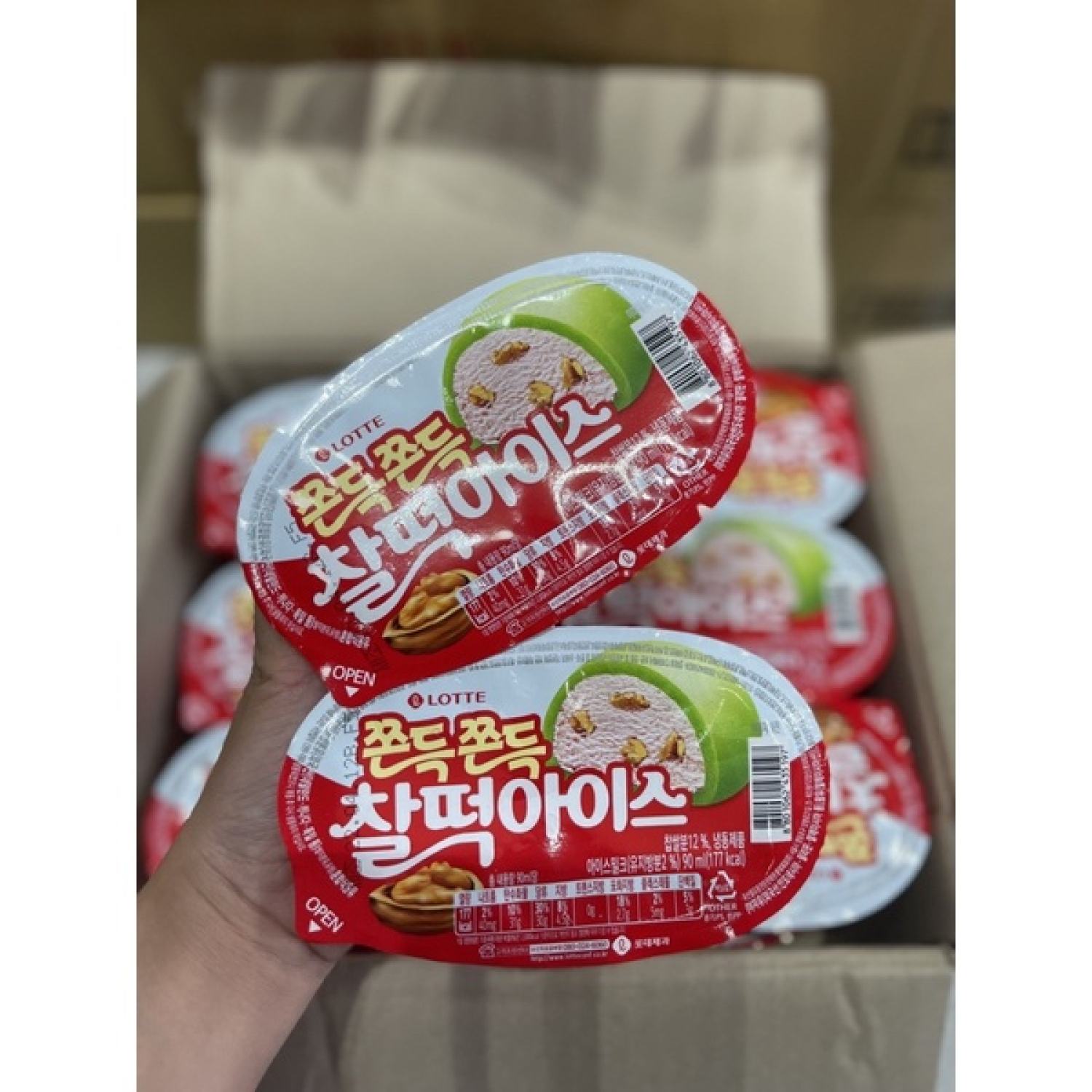 [GIAO 2H]Kem mochi Lotte Hàn Quốc