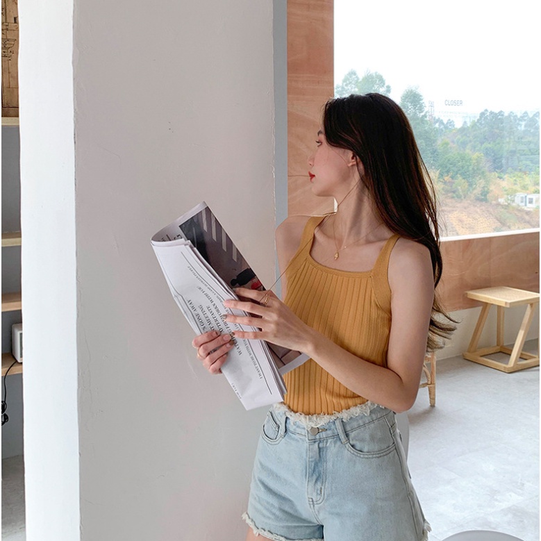 Áo thun ba lỗ nữ thời trang full màu
