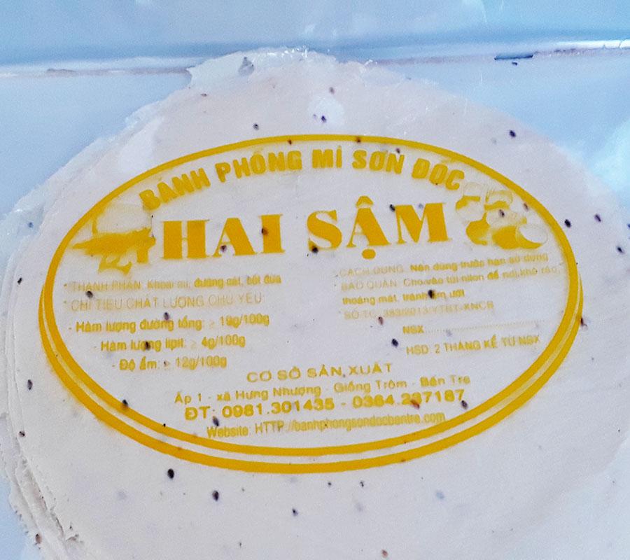 bánh phồng mì sữa  SƠN ĐỐC 50 bánh
