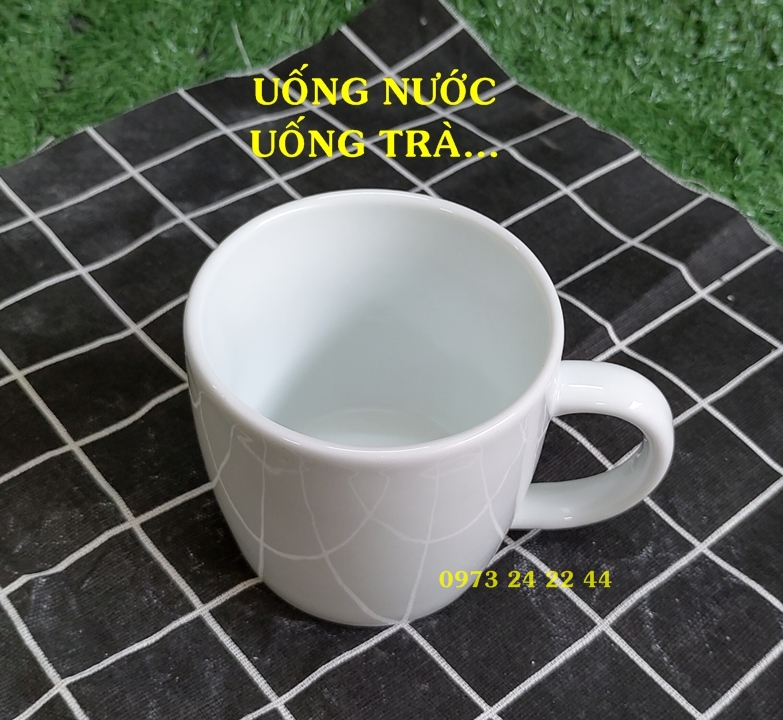 CỐC SỨ TRẮNG LY SỨ