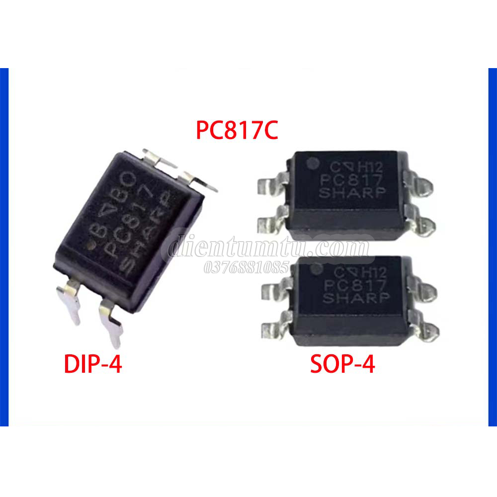 IC Opto Quang PC817 PC817C DIP-4 SOP-4