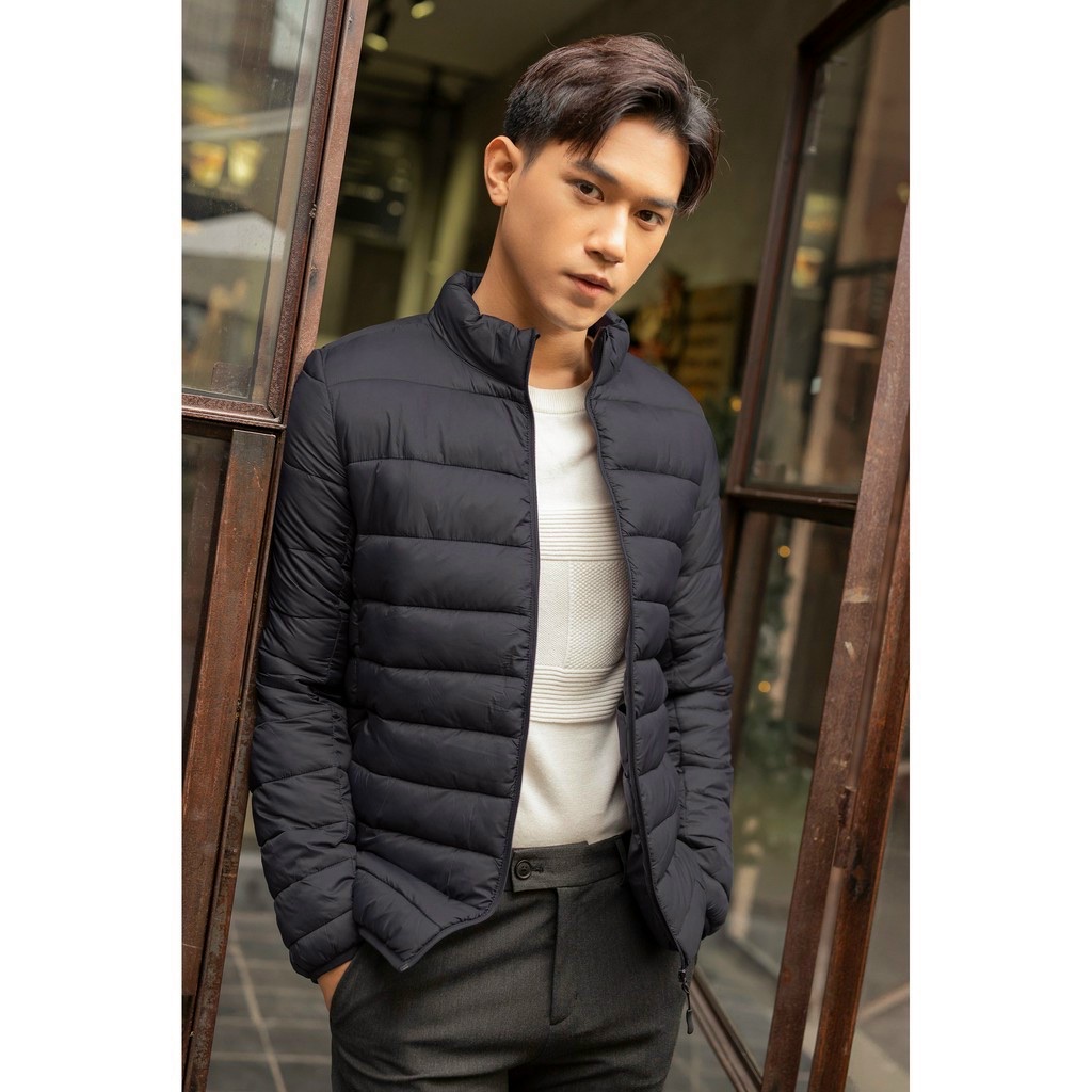 [25-27.4 Hoàn tiền 15%] ÁO PHAO NAM KHÔNG MŨ LÓT LÔNG CỪU SIÊU NHẸ SIÊU ẤM - JUNA STORE 24H