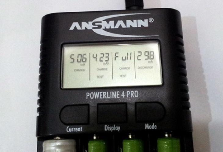 Bộ sạc pin AA, AAA thông minh Ansmann Powerline 4 Pro