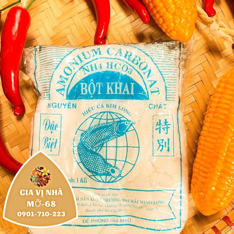 Bột khai hiệu cá kim long gói 100gr-500gr