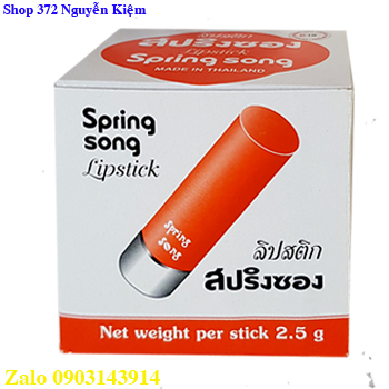 Son gió Thái Lan SPING SONG lipstick số 16 mẫu mới