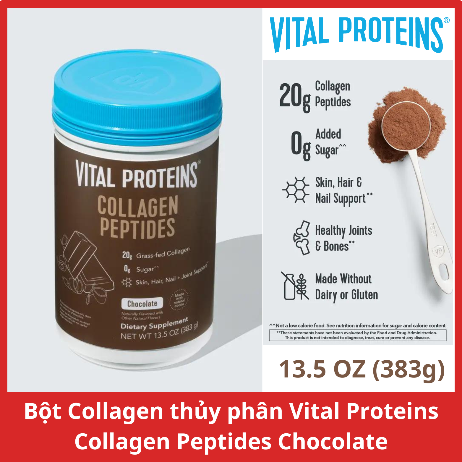 Vital Protein Collagen Peptides Multi-Flavored (NON GMO-Gluten-Dairy)