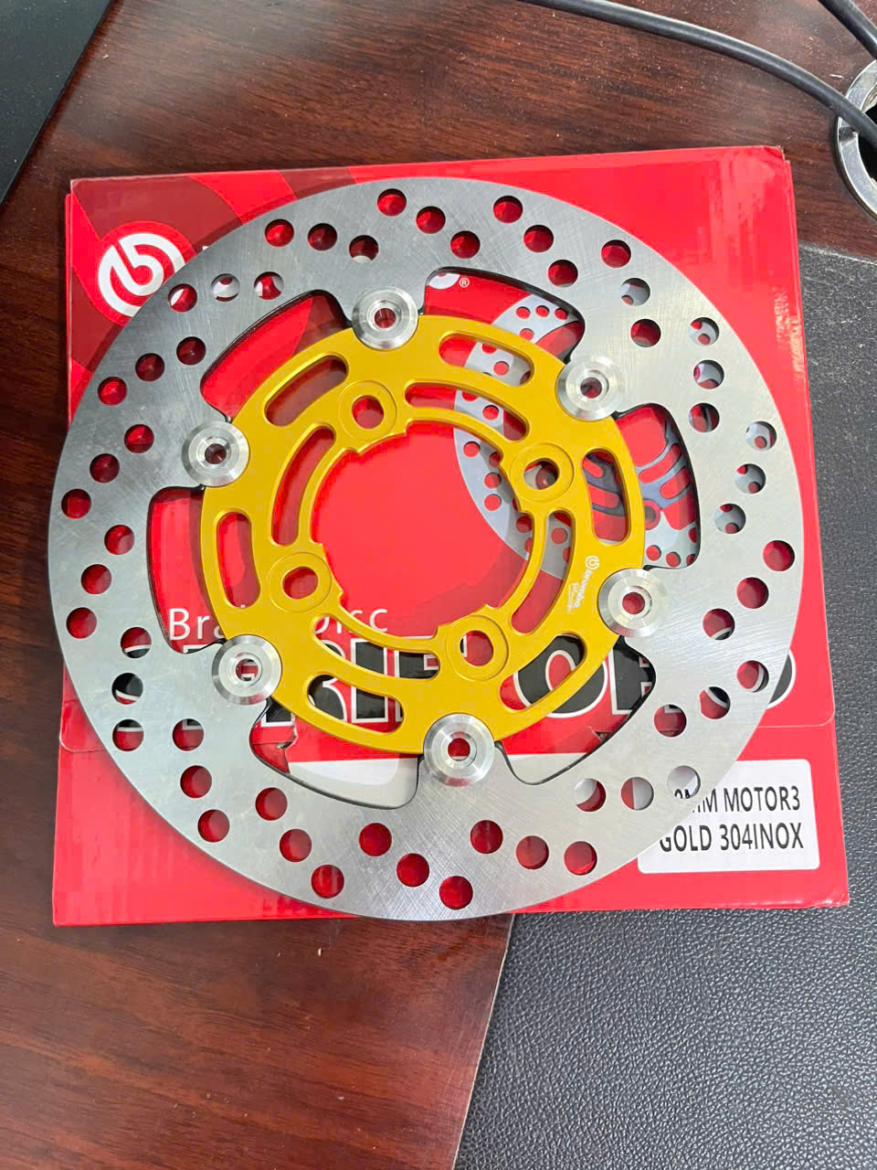 Đĩa moto 3 thái lan size 220mm 4 lỗ thông dụng