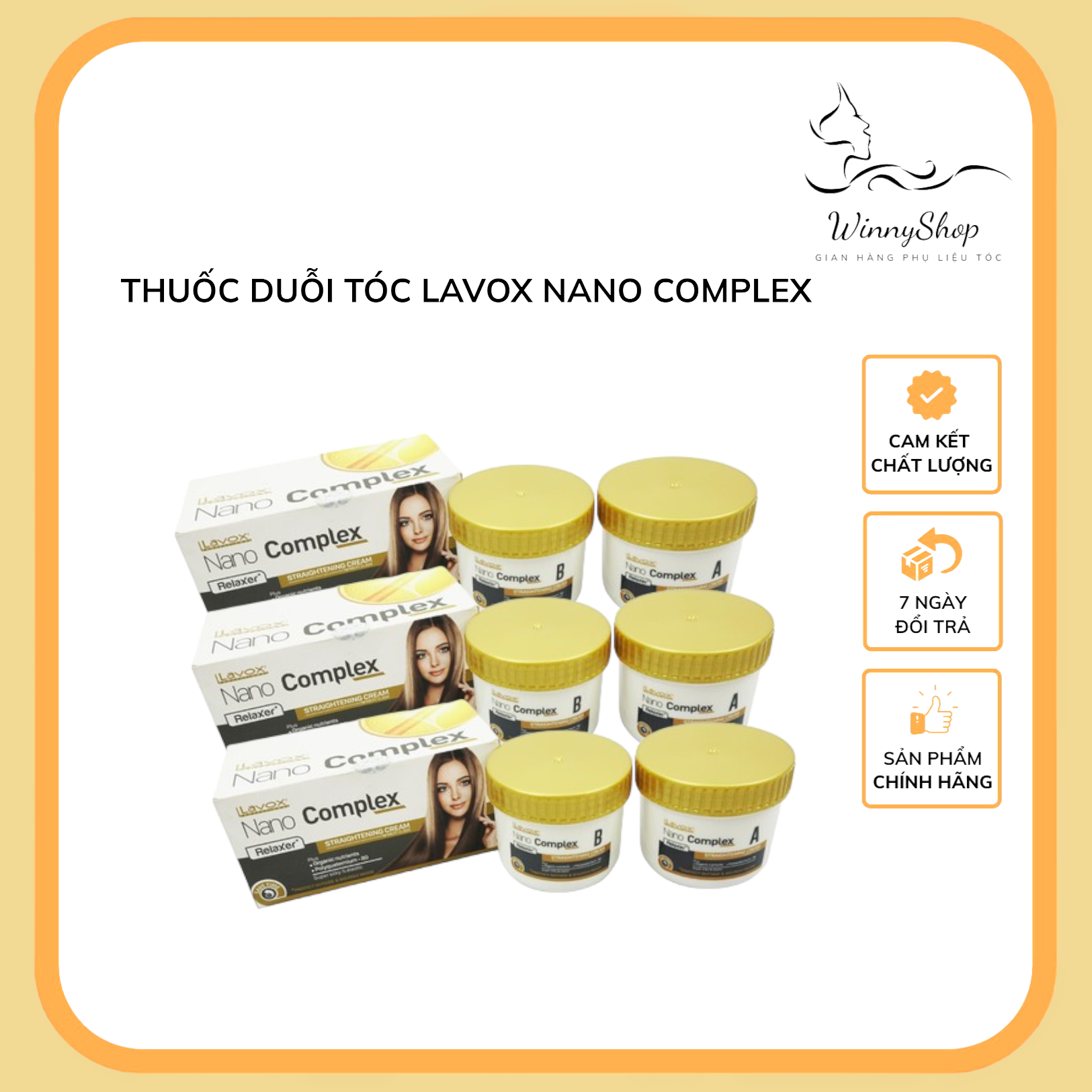 Thuốc Duỗi Tóc Lavox Nano Complex 150ml (duỗi 1 đầu)