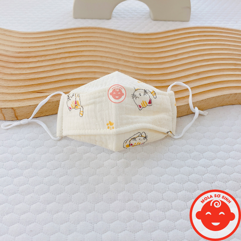 Khẩu trang xô MUSLIN cho bé 4 LOẠI
